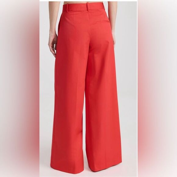 Theory High Waist Wide Leg Pants Women’s Grenadine Color Pockets Sz 0 - Picture 5 of 15